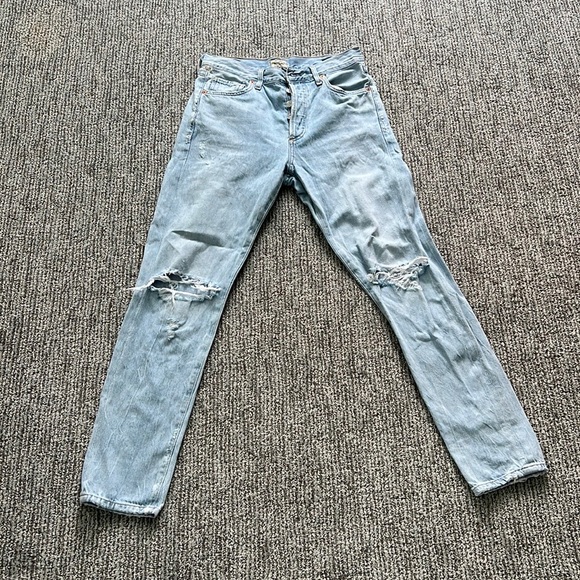 Citizens Of Humanity Denim - Citizens of Humanity Aliya High Rise Classic Fit Crop